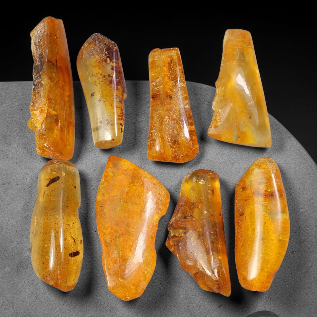 111.79ct Natural Baltic Amber Polished Rough Parcel Lot, 39EY (1 of 1)