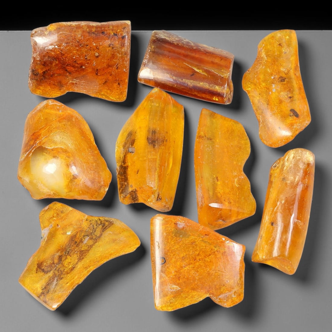 128.89ct Natural Baltic Amber Polished Rough Parcel Lot, 44EY (1 of 1)