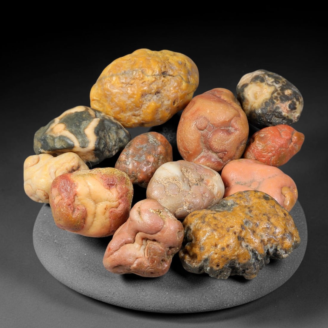 510ct Natural Mongolian Gobi Desert Agate Pebble Stone Parcel Lot, 12BC (1 of 1)