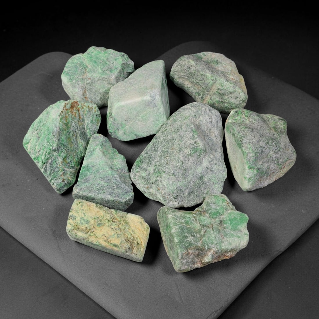 410ct Natural Burmese Maw Sit Sit Jade-Albite Rough Parcel Lot, 31BC (1 of 1)