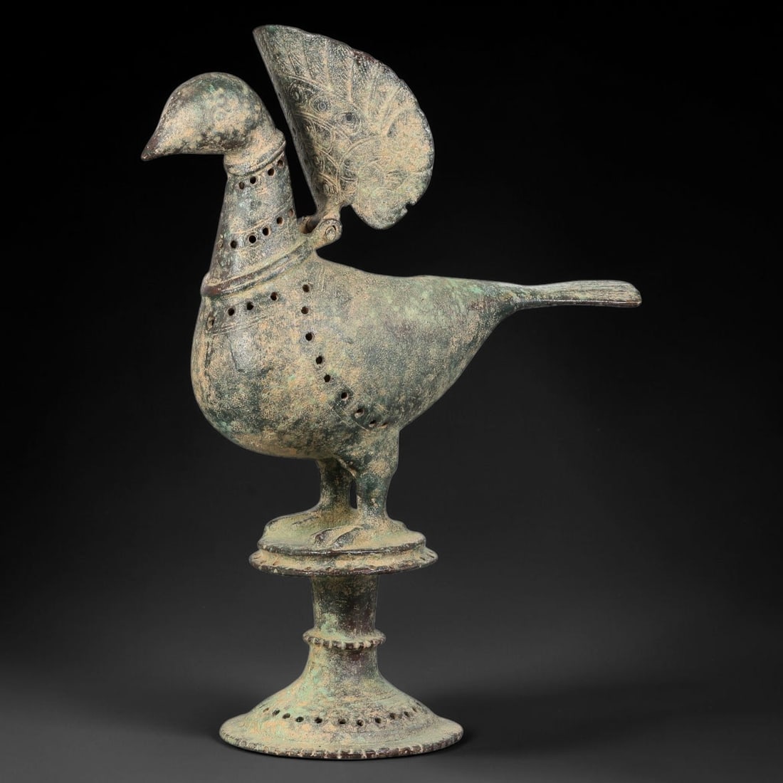 Ancient Seljuk Period Bronze Dove-Form Censer (11-13th Century CE), 32AJ (1 of 6)