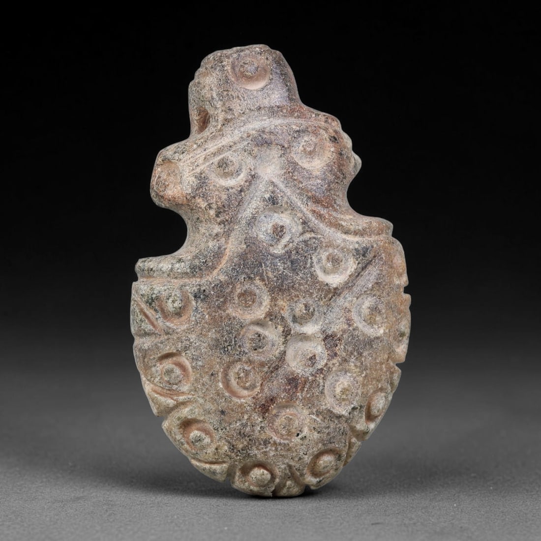 Ancient Ubaid-Mesopotamian Stone Zoomorphic Pendant Amulet (4500-3500 BCE), 81AJ (1 of 2)