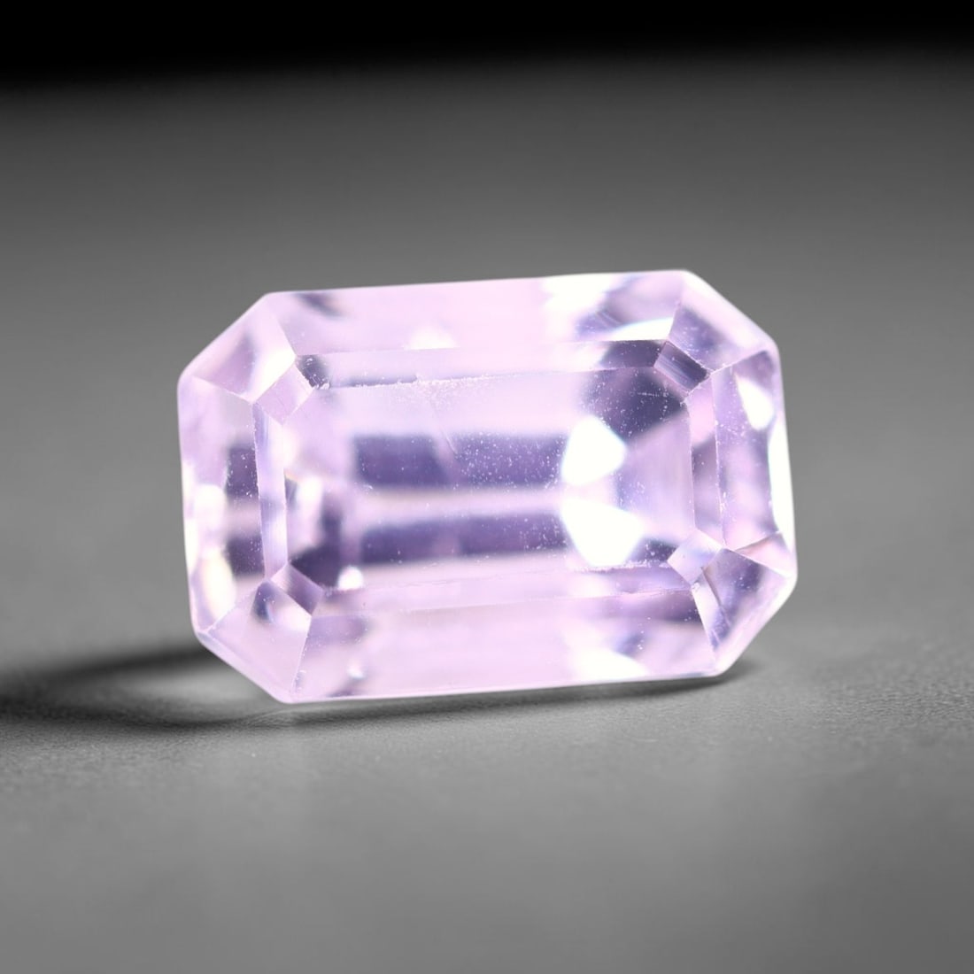 4.36 Ct Kunzite Gemstones - 10x7x7mm , 979C: No Reserve Gems Auction Subject: Natural Kunzite Treatment: Unheated Type: Faceted, Polished
