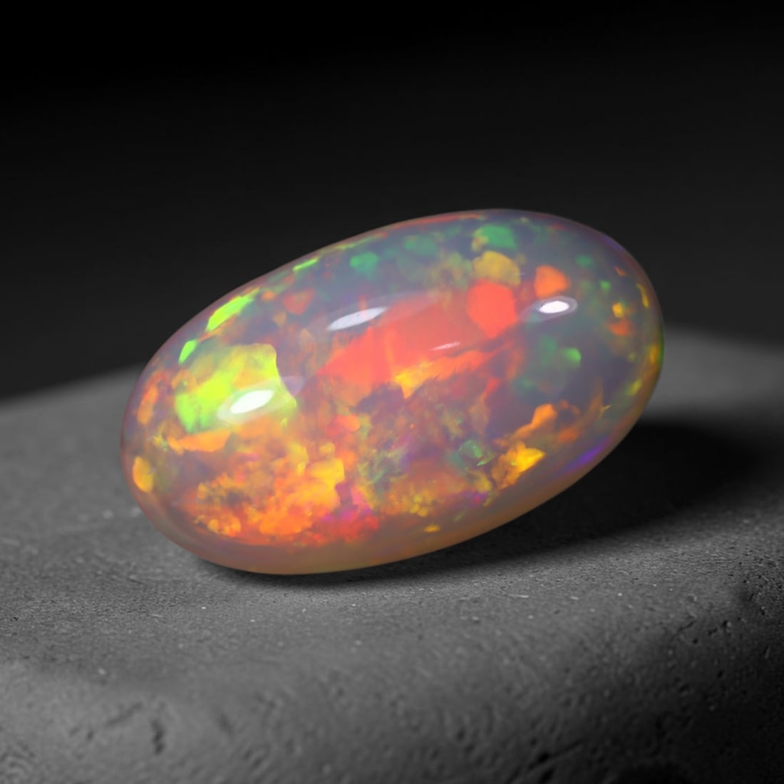 *14.02Ct Welo Opal Polished - Ethiopian Opal , 451C (1 of 8)