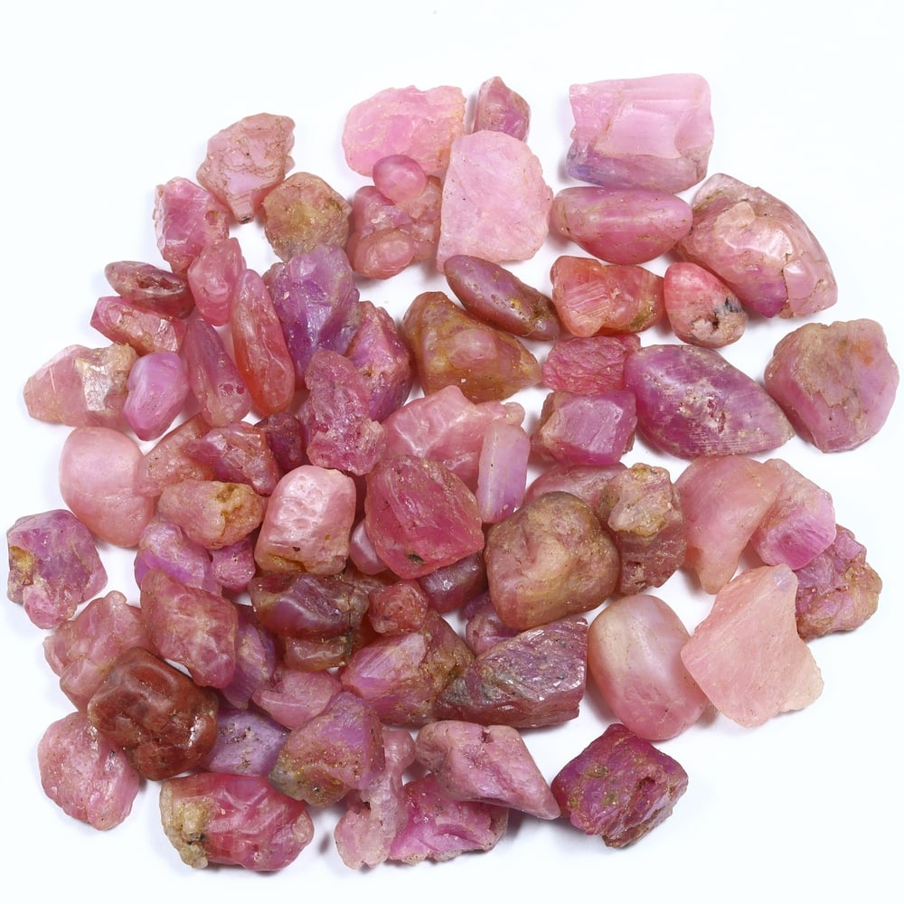 162Ct Raw Ruby Freeform Lot - Rough Specimen , 734C - 3