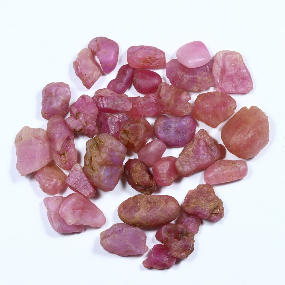 67Ct Raw Ruby Freeform Lot - Rough Specimen , 757C - 2