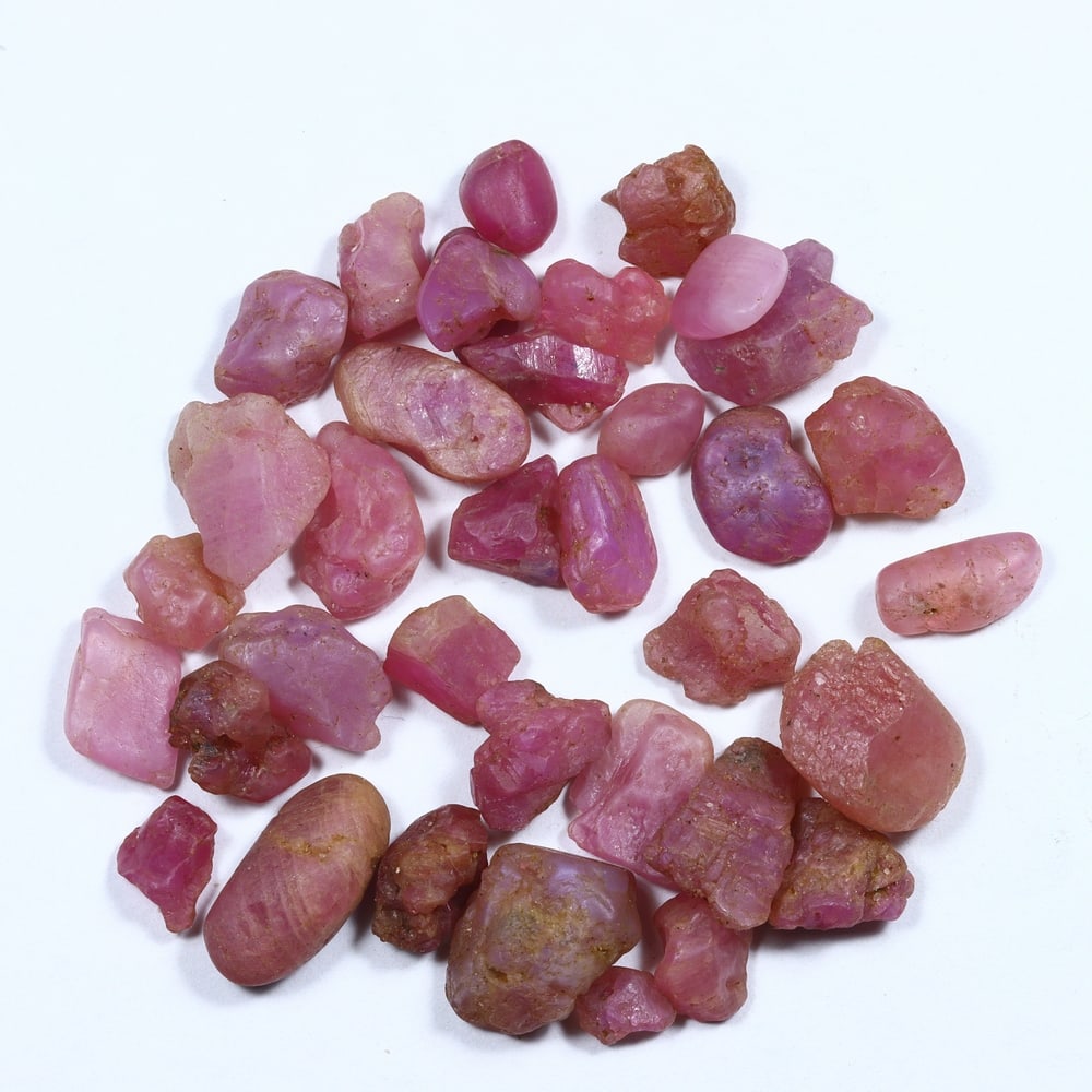 67Ct Raw Ruby Freeform Lot - Rough Specimen , 757C - 3