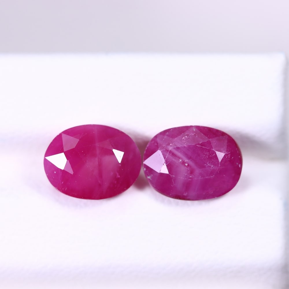 5.67 Ct Ruby Set - 9x7x5mm , 994C - 2