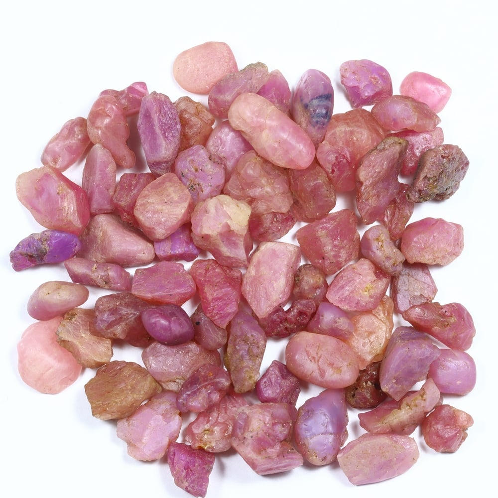 154Ct Raw Ruby Freeform Lot - Rough Specimen , 731C - 3