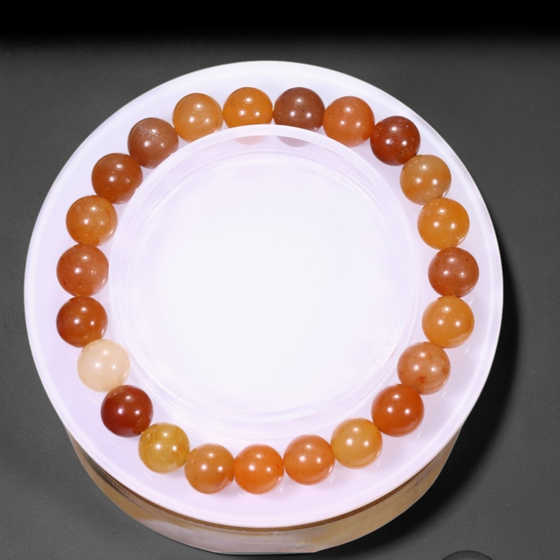 20.25g Red Coral Bracelet - Polished Beads, 224B: No Reserve Gems Auction Subject: Natural Red Coral Carat Weight: 20.25g