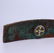 A CHINESE SILVER GILT BRONZE NLAID TURQUOISE BELT HOOK, - 5
