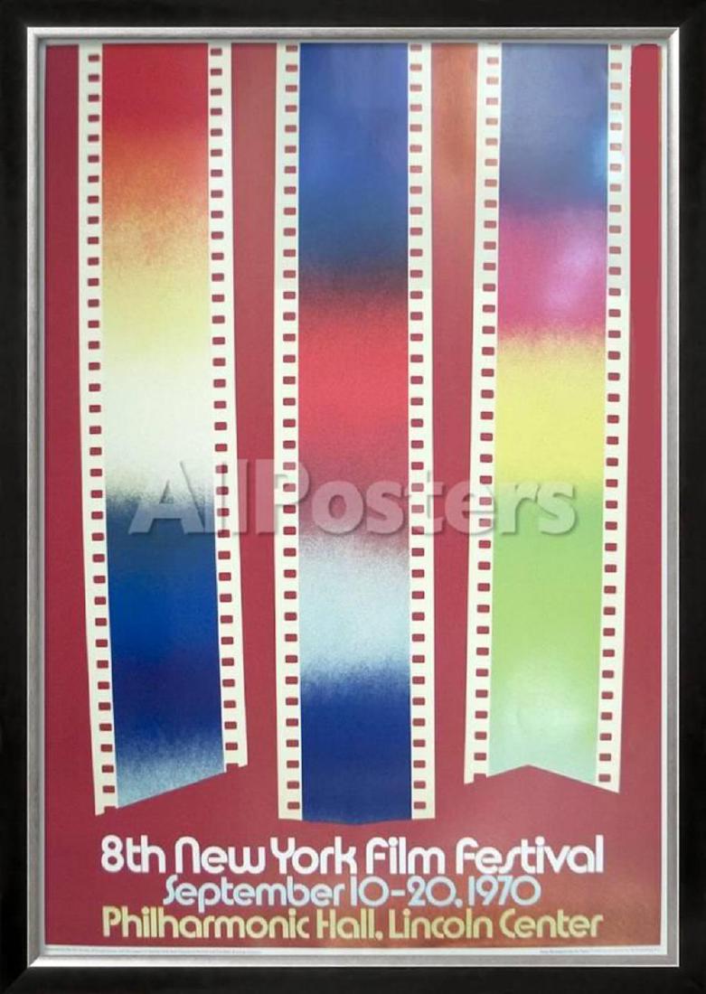 Lincoln Center Film Festival, '70 Print by James: Lincoln Center Film Festival, '70 Print by James Rosenquist