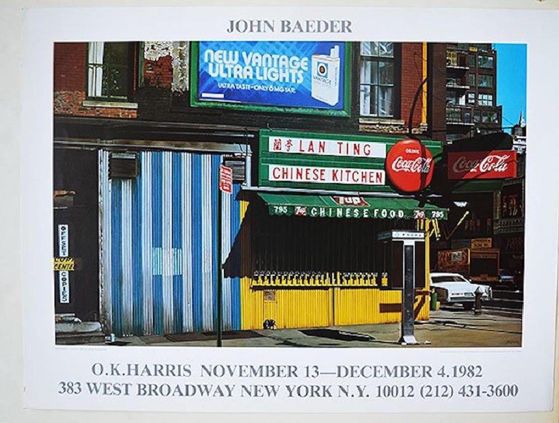 JOHN BAEDER POSTER: JOHN BAEDER POSTER. MEASURES AT 23.5 X 31.5