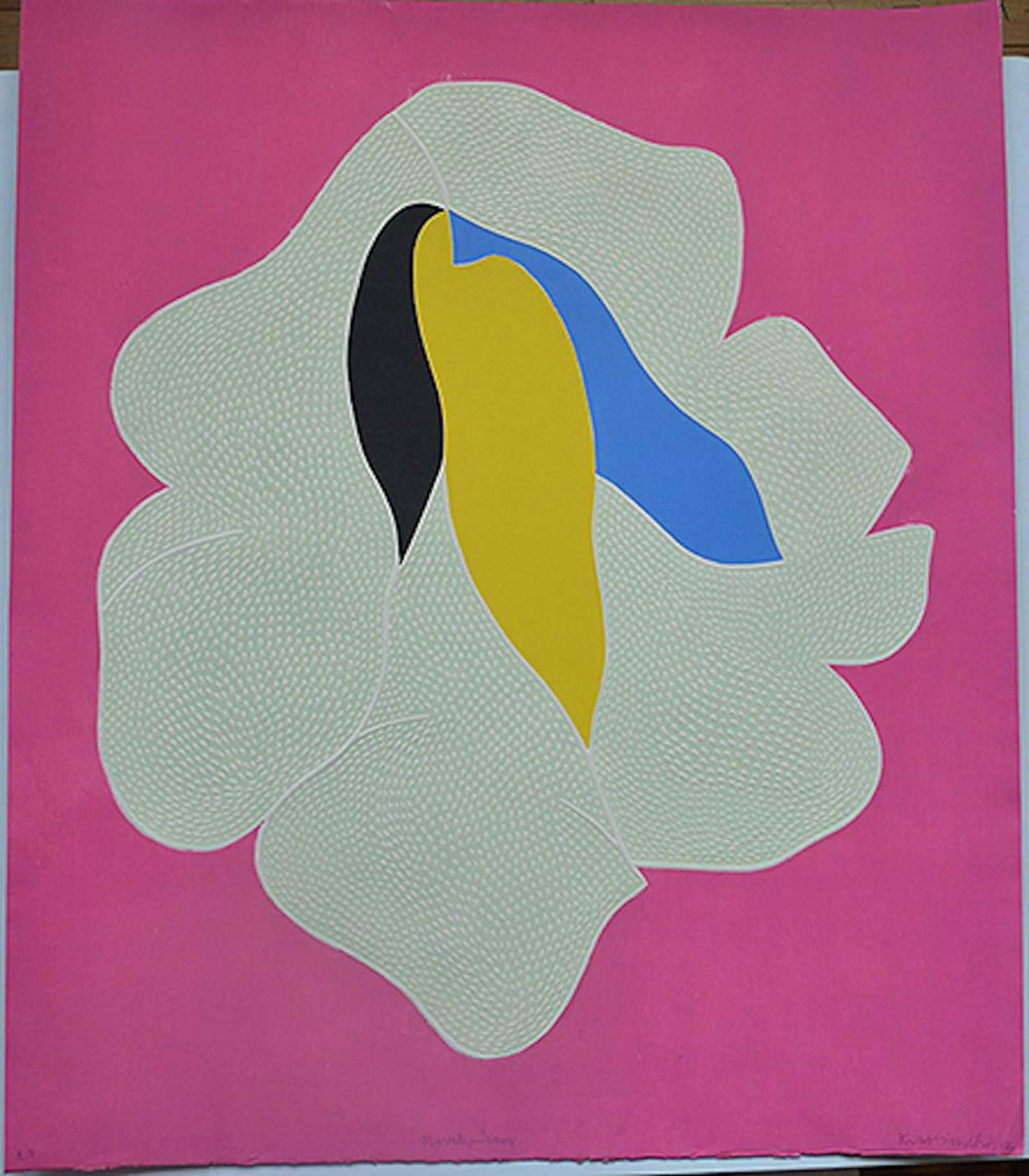 BARBARA KWASNIEWSKA "MARVAL..." '72: BARBARA KWASNIEWSKA "MARVAL..." '72. A.P. MEASURES AT 29X34.