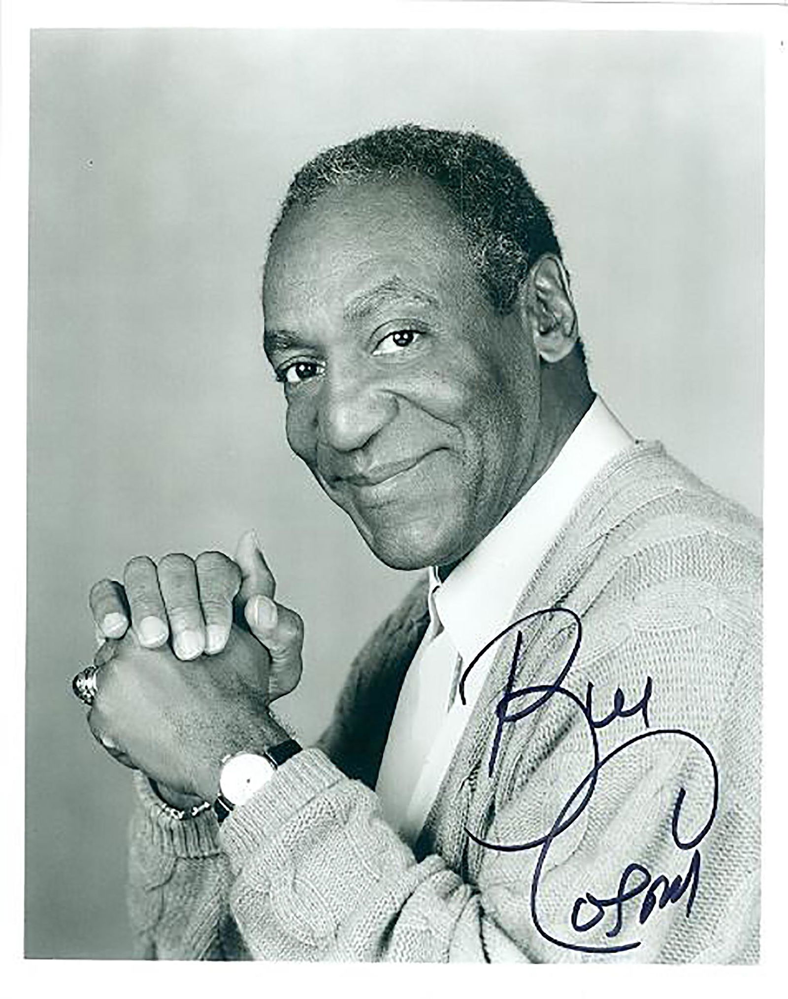 Bill Cosby- 8x10 Signed black and white photograph: Bill Cosby- 8x10 Signed black and white photograph w/COA. Here is an 8x10 black and white glossy photograph signed by Bill Cosby. Signed in black felt tip ink. In very good condition. Comes with COA f