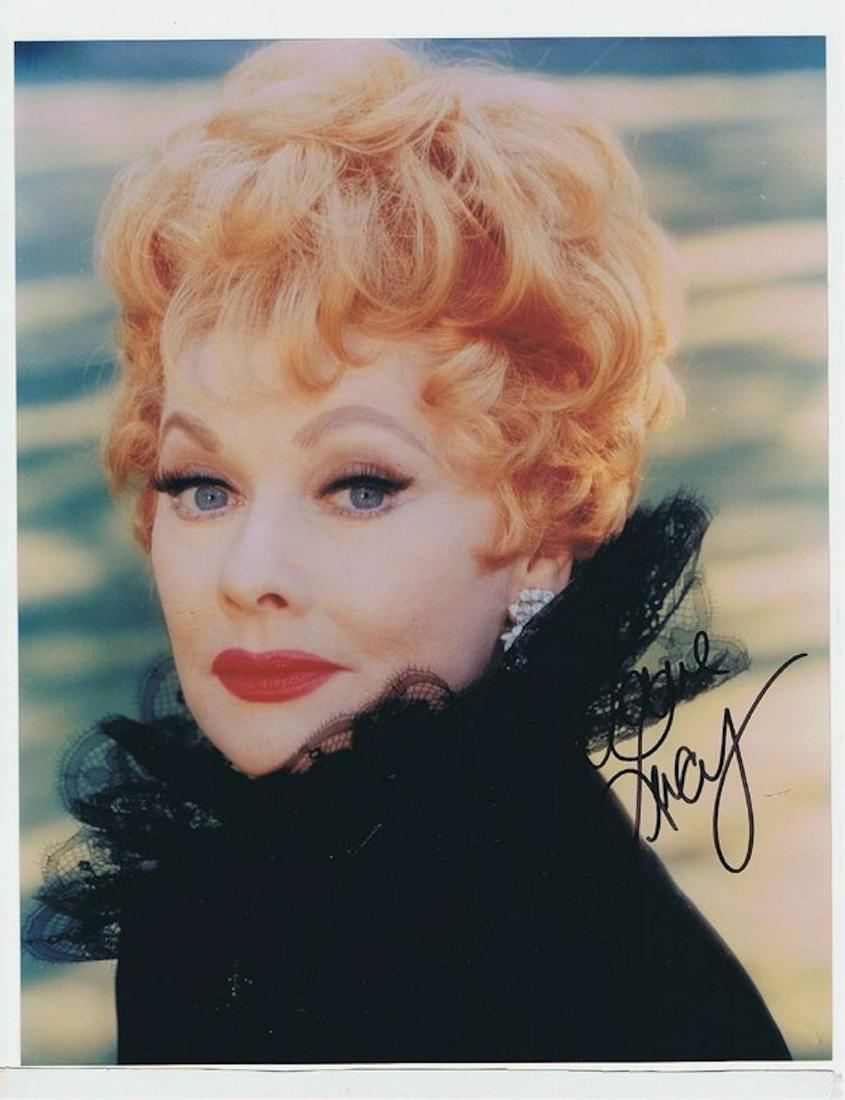 LUCY BALL- 8 X 10 PHOTO W/ CERTIFICATE: LUCY BALL- 8 X 10 PHOTO W/ CERTIFICATE OF AUTHENTICITY PROVIDED BY DECO MEMORABILIA. CERTIFICATE IS AVAILABLE UPON REQUEST.