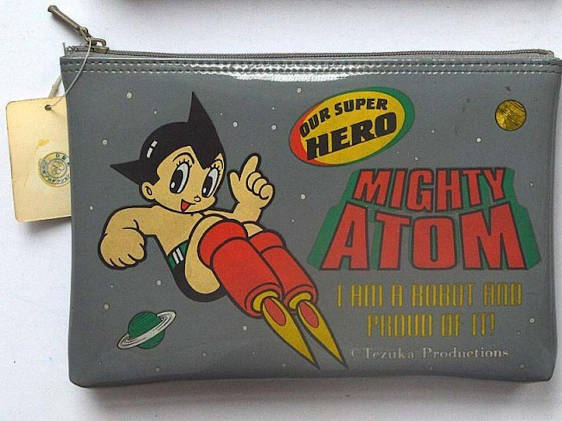 OUR SUPER HERO MIGHTY ATOM BOY LADY PURSE(GRAY)): OUR SUPER HERO MIGHTY ATOM BOY LADY PURSE(GRAY). BY TEZUKA PRODUCTIONS. COMPLETE AND INTACT