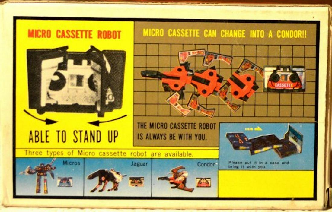 MICRO CASSETTE ROBOT CONDOR MINI CHANGE SERIES (CR): MICRO CASSETTE ROBOT CONDOR MINI CHANGE SERIES (CR). MINT IN BOX. COMPLETE AND INTACT