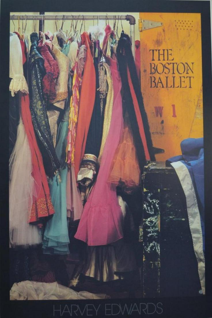 HARVEY EDWARDS "THE BOSTON BALLET": HARVEY EDWARDS "THE BOSTON BALLET". MEASURES AT 28 X 39
