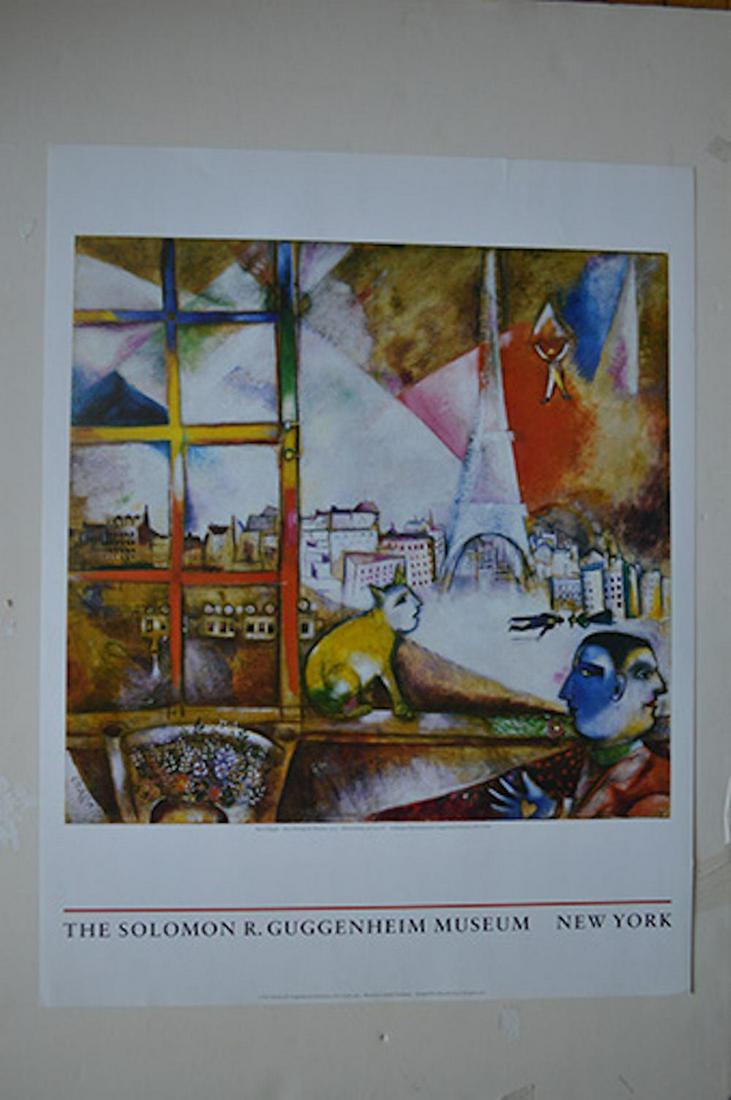 Marc Chagall - "Paris Through the Window, 1913": Marc Chagall - "Paris Through the Window, 1913". Offset, The Solomon R. Guggenheim Museum, 22 x 28