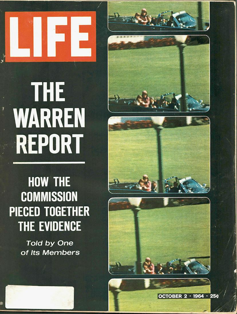 1964 LIFE Magazine "The Warren Report" Front Covered: 1964 LIFE Magazine "The Warren Report" Front Covered. This is a fulled and complete LIFE Magazine issue dated October 2, 1964. It is in good condition. PLEASE NOTE THAT FOR PRIVACY REASONS WE "WHITE O