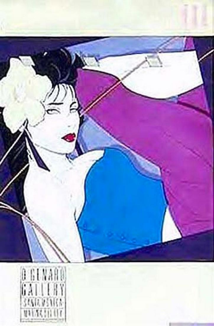 NAGEL'S COMMEMORATIVE ORIGINAL SERIGRAPH #9: NAGEl'S COMMEMORATIVE ORIGINAL SERIGRAPH #9, ,PATRICK NAGEL PRINT ORIGINAL SERIGRAPH LIMITED EDITION SIGNED IN THE PLATE. 36 X 24 Published by Mirage DUMAS. NEAR MINT CONDITION