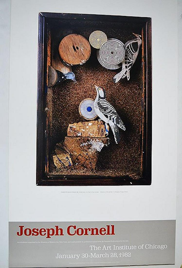 JOSEPH CORNELL "THE ART INSTITUTE OF CHICAGO": JOSEPH CORNELL "THE ART INSTITUTE OF CHICAGO". MEASURES AT 21 X 36