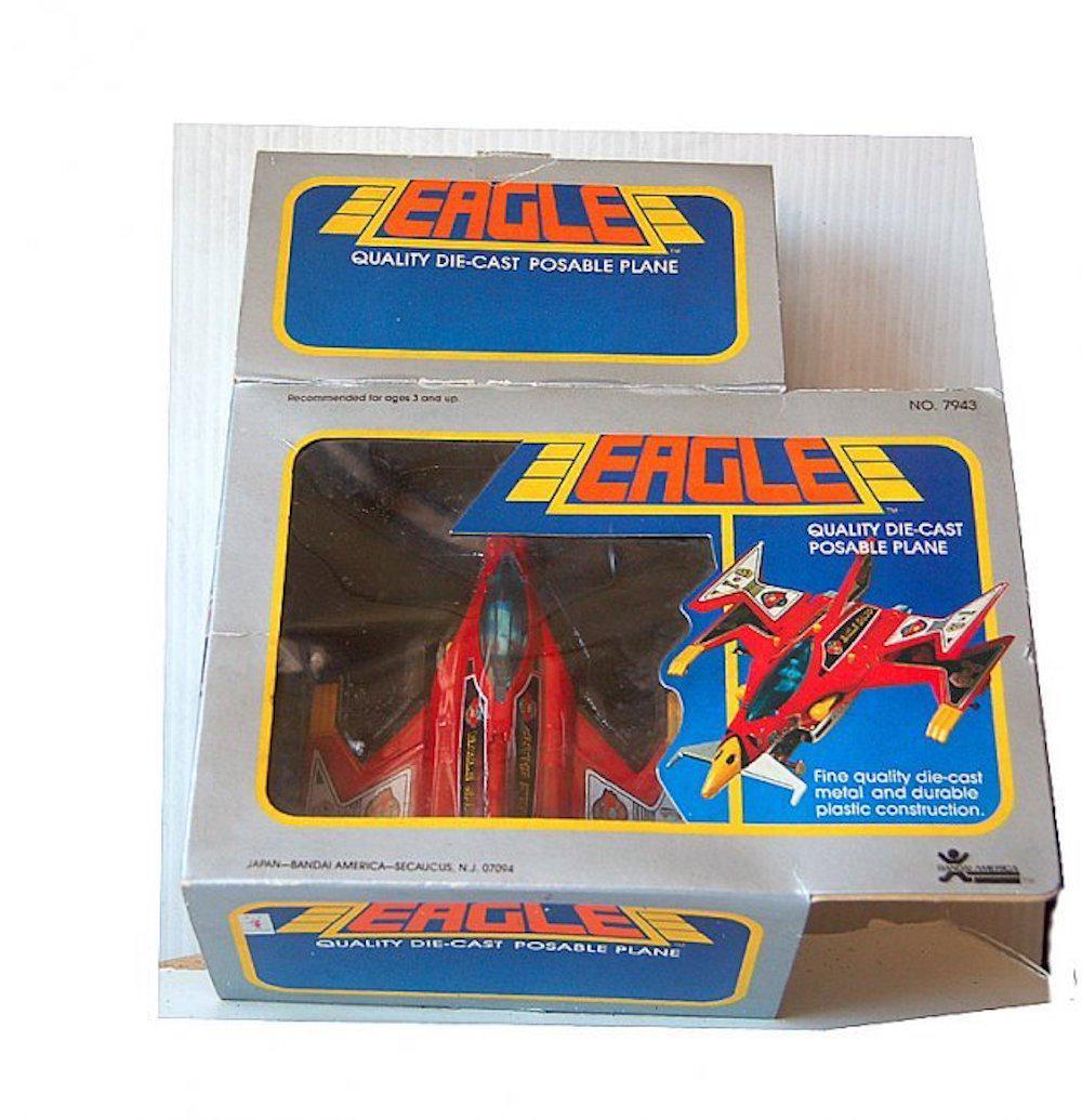 BANDAI EAGLE DIE-CAST POSABLE PLAN VINTAGE JAPAN MINT: BANDAI EAGLE DIE-CAST POSABLE PLAN VINTAGE JAPAN MINT IN BOX