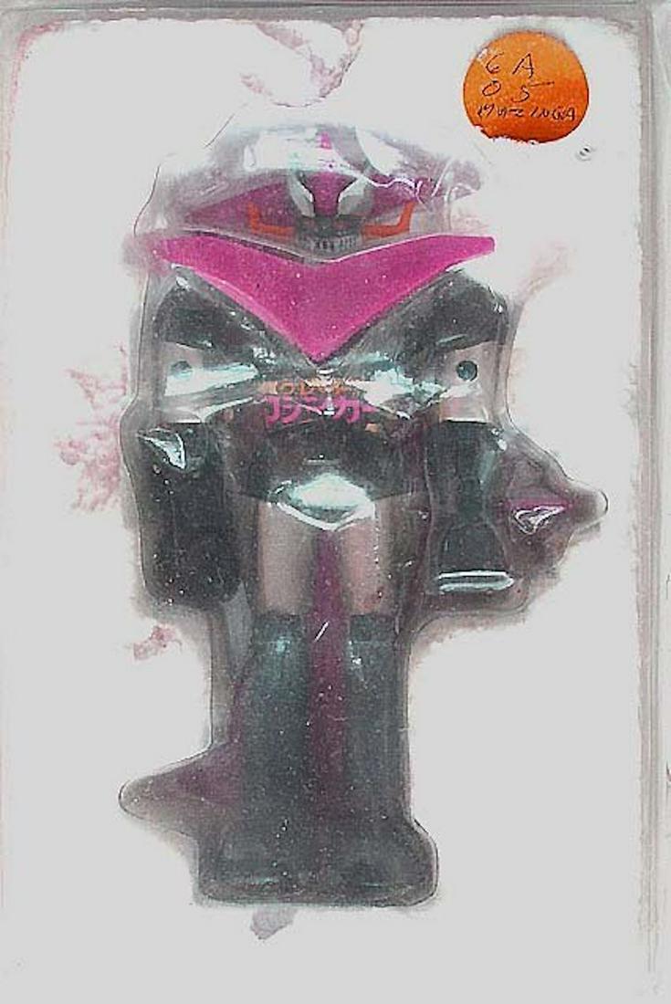 POPY SHOGUN 6" MAZINGA IN STYRO-FOAM. NO. GA-05: POPY SHOGUN 6" MAZINGA IN STYRO-FOAM. NO. GA-05PLEASE NOTE: THERE IS NO CARDBOARD BOX FOR THIS ITEM (SEE PICTURE)COMPLETE AND INTACT