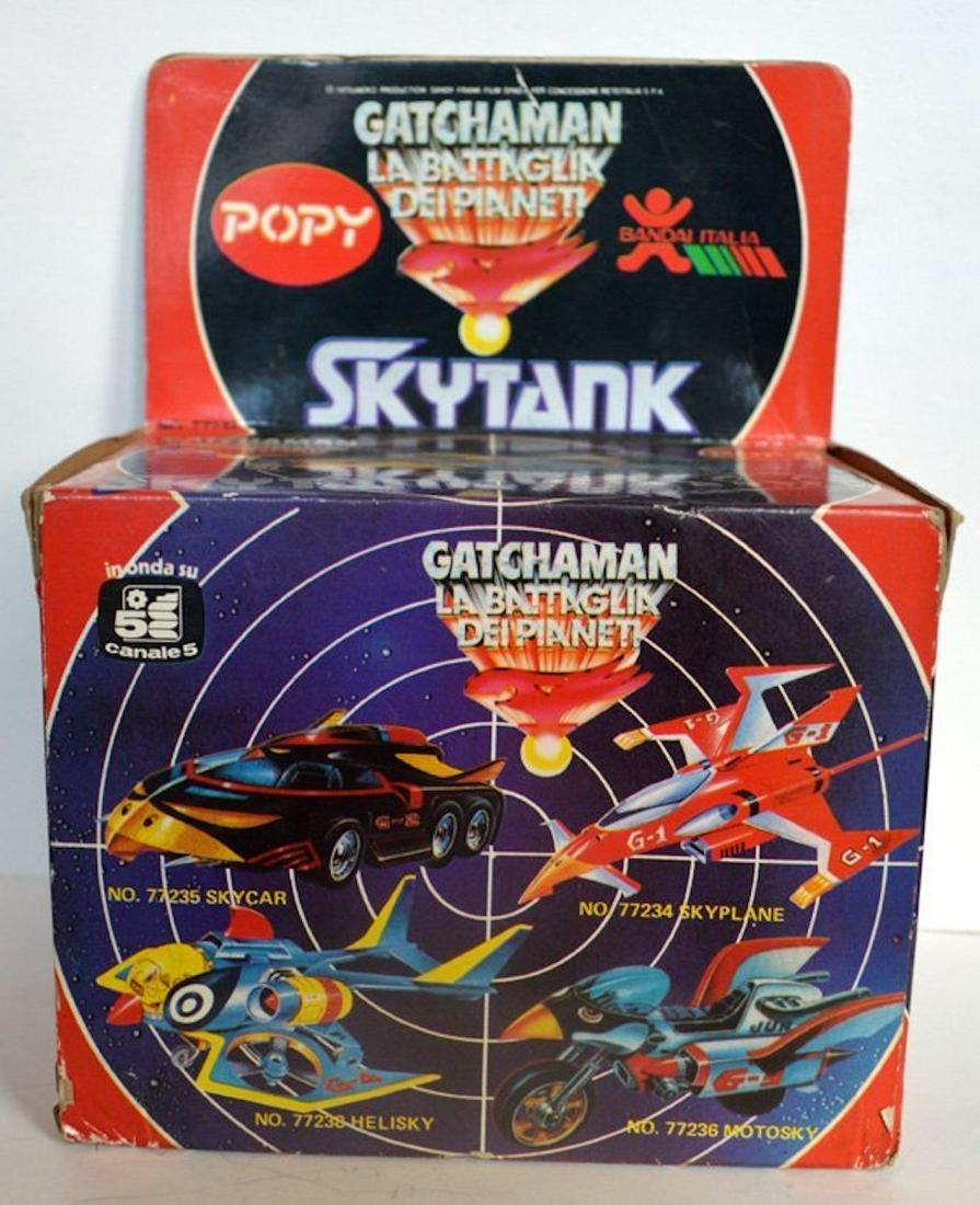 POPY & BANDAI ITALIA "SKYTANK" G-5: POPY & BANDAI ITALIA "SKYTANK" G-5FEATURES: MANY EXCITING ACTION.MEASURES AT 5"COMPLETE AND INTACT