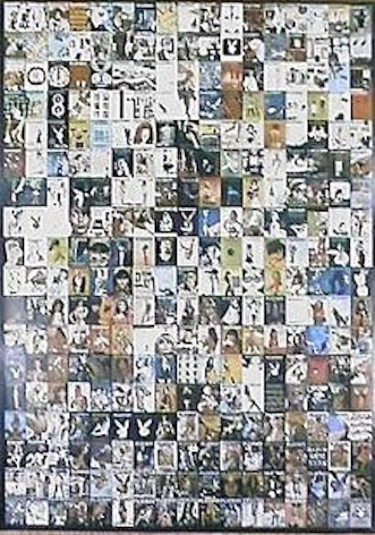 PLAYBOY POSTER WITH 300 COVERS FROM 1953-1979.: playboy collectors find. PLAYBOY POSTER WITH 300 COVERS FROM 1953-1979.