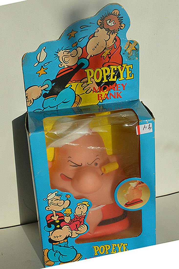POPEYE MONEY BANK: POPEYE MONEY BANK. NEVER USED