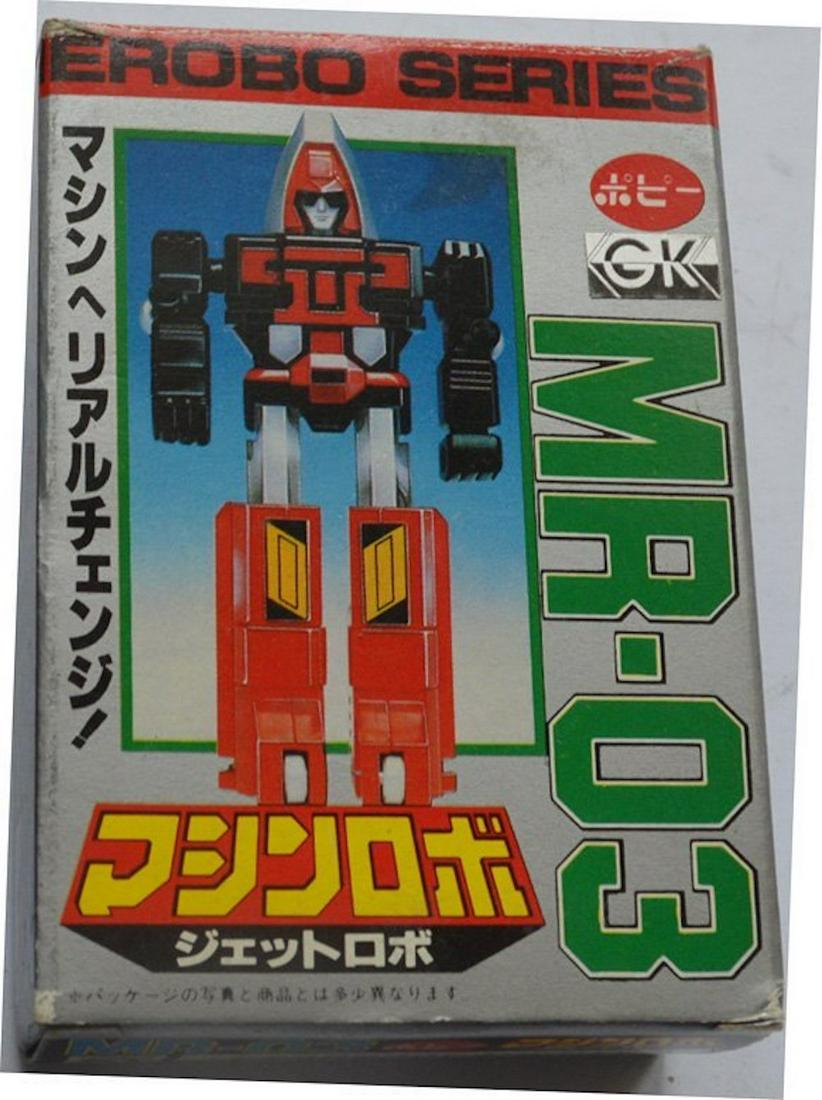 POPY "MR-03" ROBO SERIES MINIATURE TRANSFORMABLE ROBOT: POPY "MR-03" ROBO SERIES MINIATURE TRANSFORMABLE ROBOT. MEASURES AT 4".
