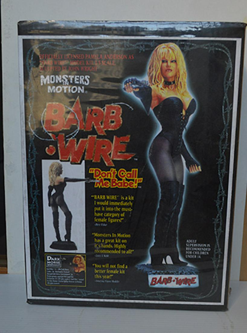 "BARB WIRE" MODEL KIT: "BARB WIRE" MODEL KIT. THIS IS AN OFFICIALLY LICENSED PAMELA ANDERSON AS "BARB WIRE". 1/5 SCALE. SCULPTED BY JOHN WRIGHT