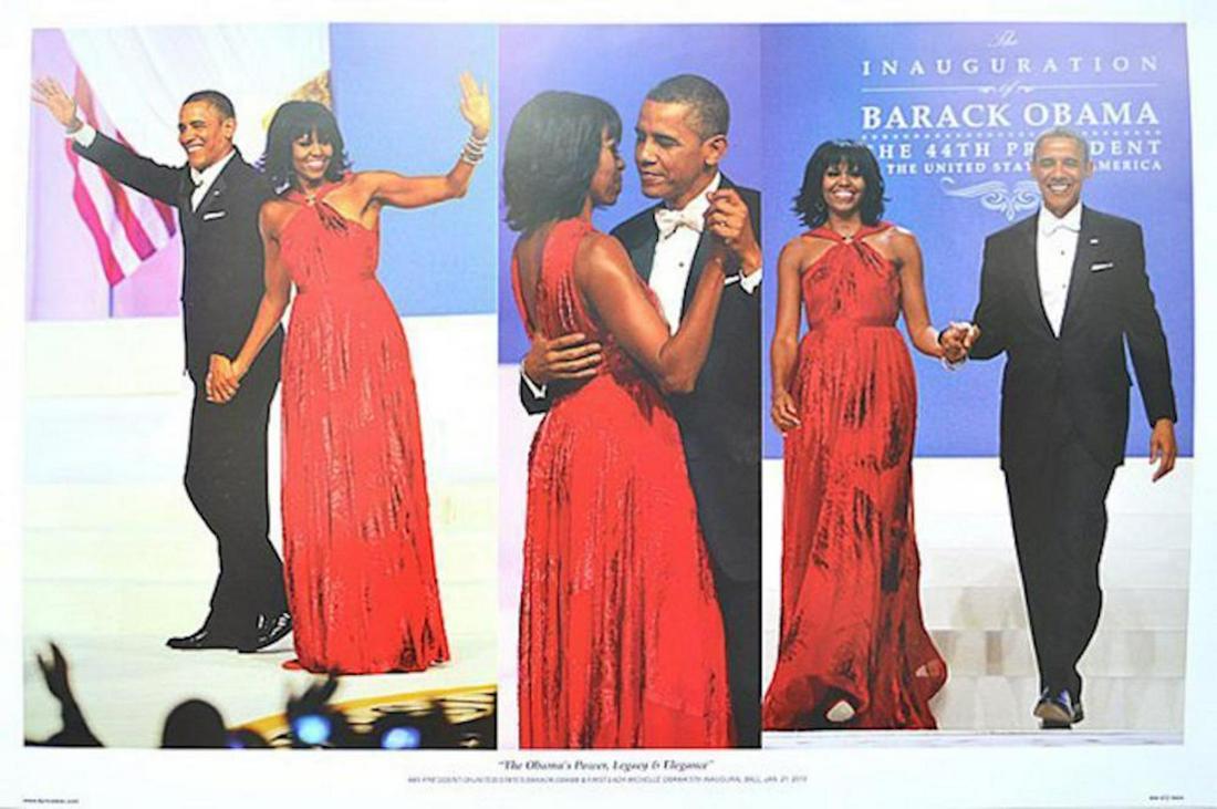 INAGURATION Barak Obam inaguration: Barak Obama and Michelle Obama "Inaguration Of the 44TH Presidant OE THE United State OF America" Washington DC. -poster size 24x36 inches ( perfect for ready made from}.