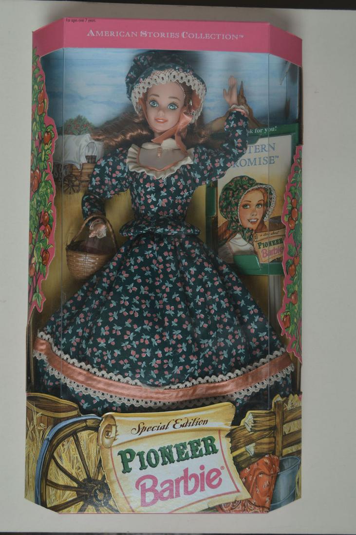 SPECIAL EDITION PIONEER BARBIE DOLL: SPECIAL EDITION PIONEER BARBIE DOLL. MINT IN A BOX. NEVER OPEN