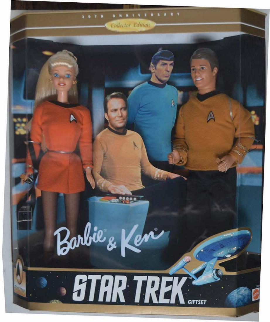 "BARBIE & KEN" STAR TREK DOLLS: BARBIE & KEN STAR TREK DOLLS. MINT IN A BOX. NEVER OPEN