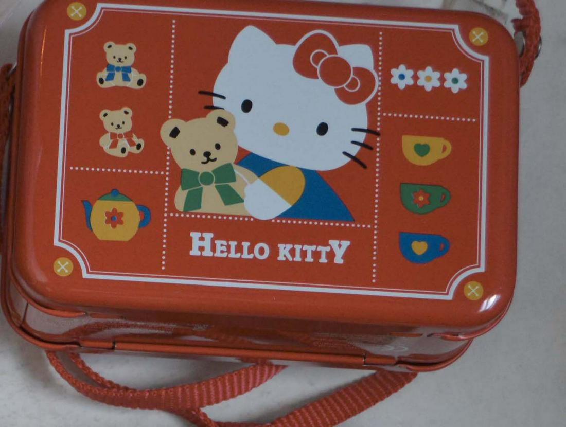 HELLO KITTY MINI LUNCH KIT: HELLO KITTY MINI LUNCH KIT. NEW. NEVER USED (57)