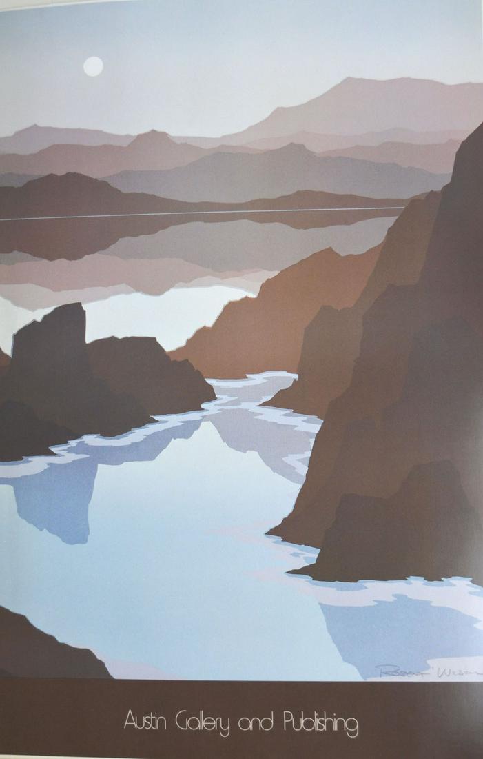 ROBERT WILSON - UNTITLED: ROBERT WILSON - UNTITLED, 24 X 36, GOOD CONDITION