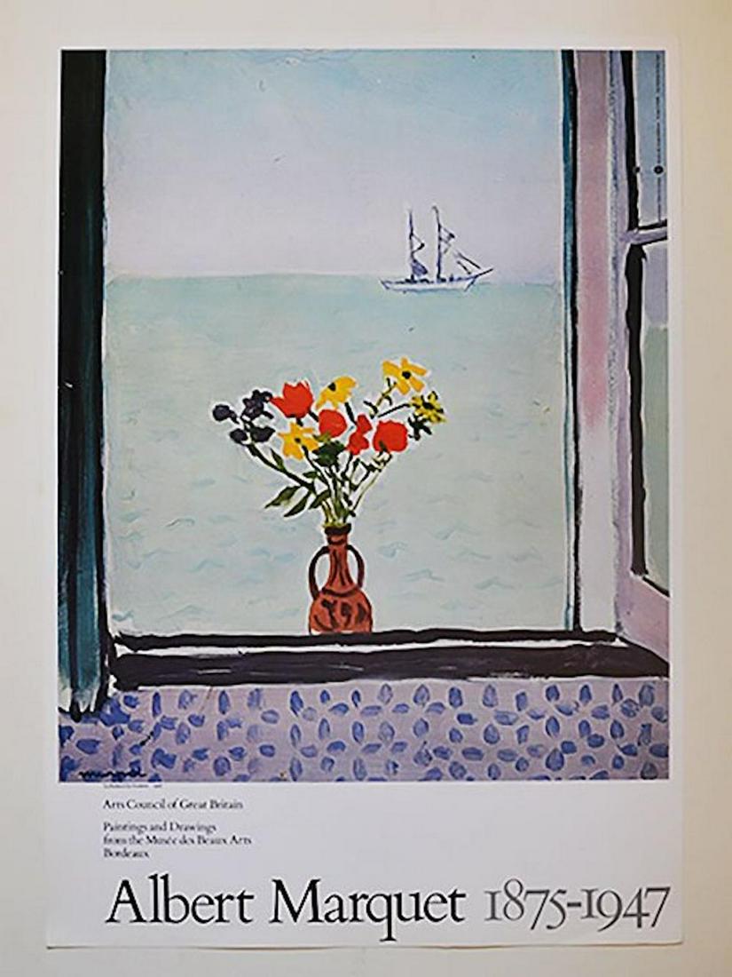 ALBERT MARQUET ORIGINAL LITHOGRAPH POSTER: ALBERT MARQUET ORIGINAL LITHOGRAPH POSTER. MEASURES AT 18.5 X 23.5
