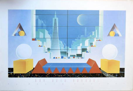 David Juniper "Bay Area Bauhaus": David Juniper "Bay Area Bauhaus". Measures at 23 x 35. Good condition