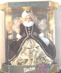 BARBIE HAPPY HOLIDAYS DOLL: BARBIE HAPPY HOLIDAYS DOLL. IN MINT CONDITION. NEVER OPEN