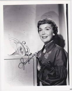 Jane Wyman - 8 x 10 Signed Photograph w/COA: Jane Wyman - 8 x 10 Signed Photograph w/COA. A black and white glossy photograph signed in black felt tip ink by Jane Wyman. In good condition.