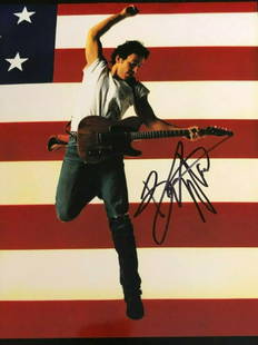 Bruce Springsteen - 8 x 10 Signed Photograph w/COA: Bruce Springsteen - 8 x 10 Signed Photograph w/COA A signed photograph of Bruce Springsteen. Signed by him. Comes with COA. Excellent Condition