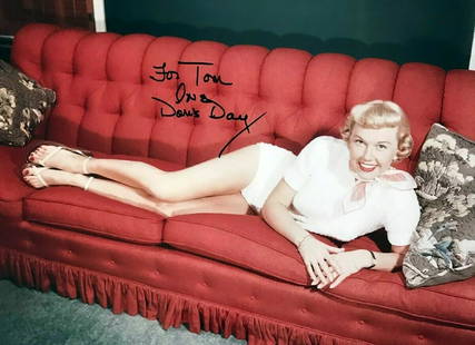 Doris Day - 8 x 10 Signed Photograph w/ Stmt of: Doris Day - 8 x 10 Signed Photograph w/ Stmt of Authenticity from Seller. A hand signed photograph of Doris Day. Signed by her. Comes with a Statement of Authenticity from Seller