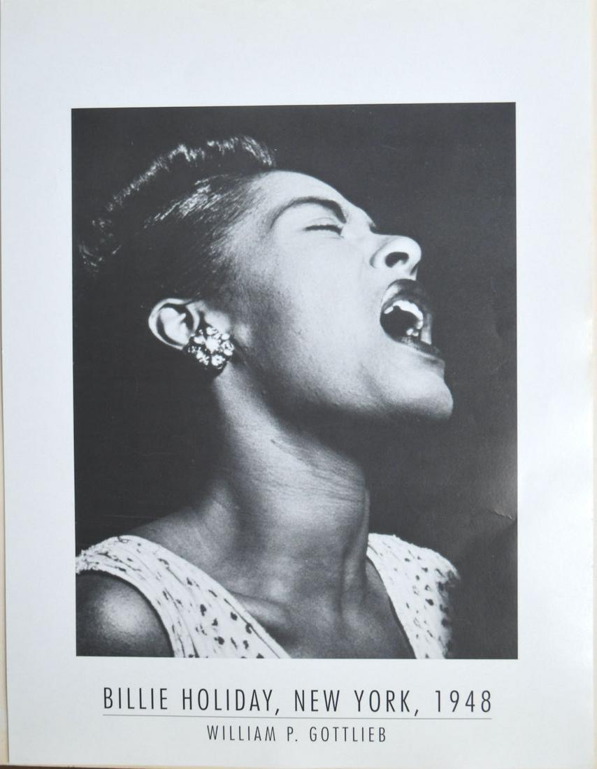 WILLIAM P. GOTTLIEB - "BILLIE HOLIDAY": WILLIAM P. GOTTLIEB - "BILLIE HOLIDAY", 18 X 23, GOOD CONDITION