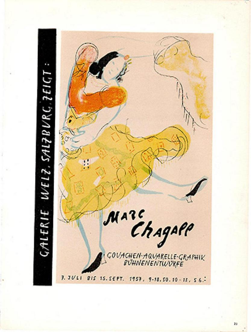 MARC CHAGALL - "GOUVACHEN-AQUARELLE" (50% REDUCTION: MARC CHAGALL - "GOUVACHEN-AQUARELLE" (50% REDUCTION SALE). LIQUIDATION SALE: WE ARE OFFERING YOU A SPECIAL DEAL ON ORIGINAL LITHO PRINTS PRINTED BY MOURLOT IN 1959. THESE PRINTS ARE ON SALE ON THE INT