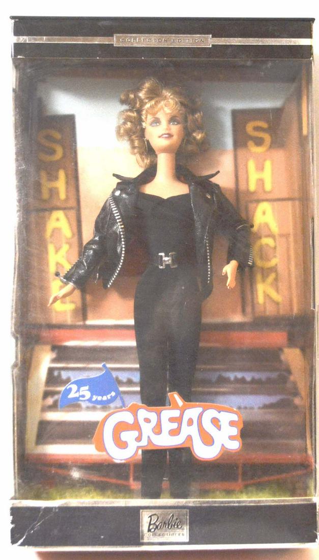 BARBIE "GREASE" DOLL: BARBIE "GREASE" DOLL. NEW. MINT IN A BOX (63)