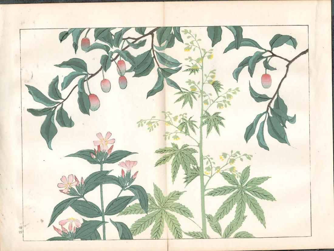 Meiji Period Original Woodblock Print: Meiji Period Original Woodblock Print, mounted, good condition