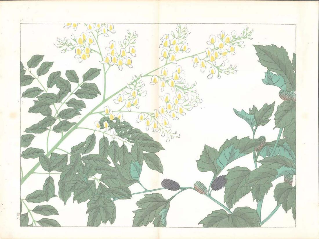 Meiji Period Original Woodblock Print: Meiji Period Original Woodblock Print, mounted, good condition